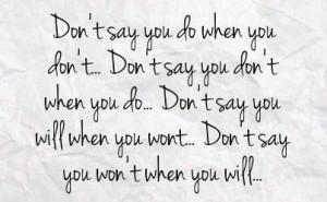 Wishy washy, indecisive, inconsistent people suck...
