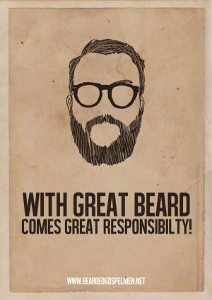 Poster-quotes In Honor of the Bearded Man