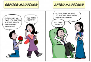 Famous Funny Quotes on life before marriage and after marriage