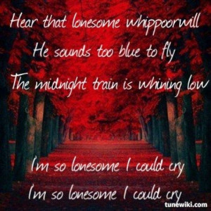 Hank Williams - So Lonesome I Could Cry