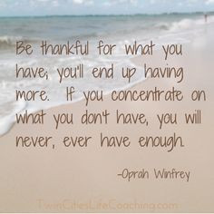 Thank you #Oprah ! #Gratitude is where your happiness is! Follow me on ...