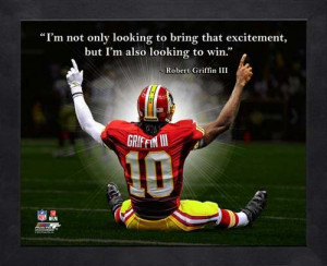 ... Shop By Category Wall Decorations Robert Griffin III Framed Pro Quote
