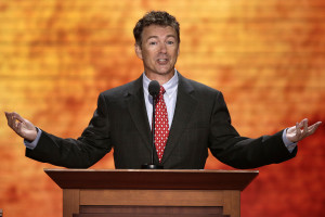 Sen. Rand Paul, R-Ky., addresses the Republican National Convention in ...