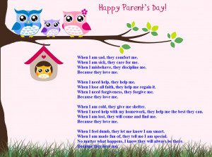 Meaningful Parents Day 2015 Poems From Daughter