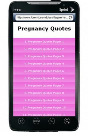 first pregnancy quotes