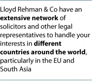 Rehman & Co have an extensive network of solicitors and other legal ...