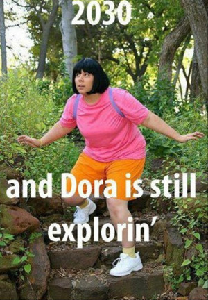 funny dora the explorer
