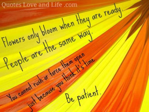 Life Quotes - Flowers and people