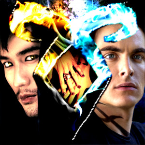 ... about Magnus Bane&Alec Lightwood aka Godfrey Gao and Kevin Zegers