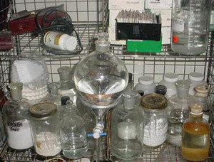 of a crystal methamphetamine lab in New York. Users of crystal meth ...