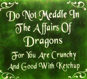 Words to live (or die) by...and I am the mother dragon! and all ...