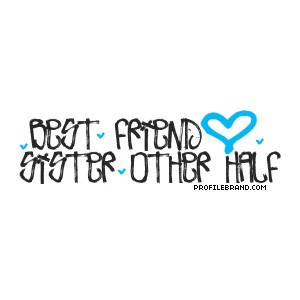 Best Friend Sister Other Half Friendship-Quotes Graphic
