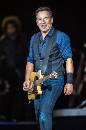 Bruce Springsteen auf dem Roskilde Festival 2012.