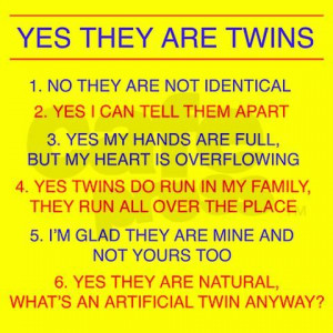 have had every question asked lol. Twins Questions Fraternal Stein