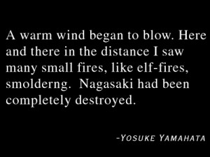 hydrogen bomb death quote nagasiki explosion hydrogen bomb dead corps ...
