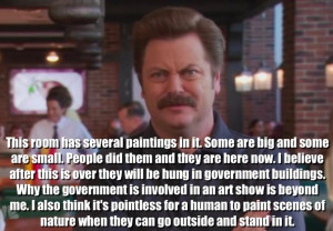 Ron Swanson’s 12 Awesomely Hilarious Libertarian Quotes About ...