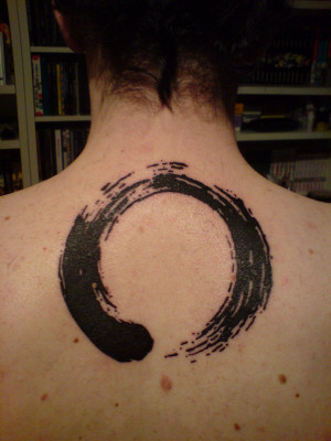 Enso circle tattoo by wunschpunsch