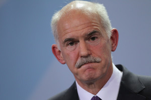 ... colleagues told George Papandreou that he had to resign for the