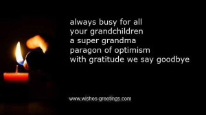 short religious quotes about death grandmother