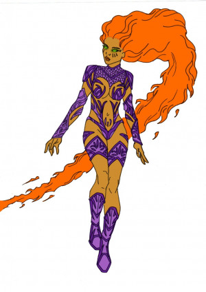 Starfire Redesign! by Comicbookguy54321