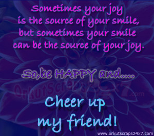 Cheer Up Quotes For Friends Com/be-happy-and-cheer-up/