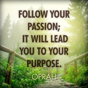 oprah quote on passion and purpose