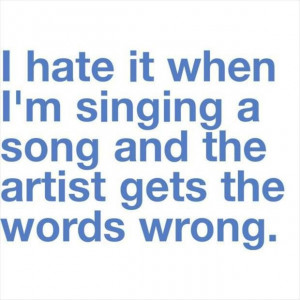 Funny singing quote