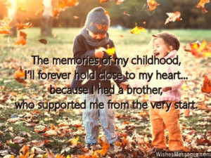Cute Brother And Sister Relationship Quotes Cute message to brother ...