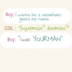 Boy i wanna be a superhero guess my name