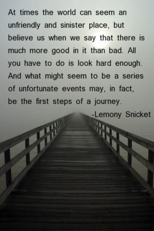 Lemony Snicket Quote