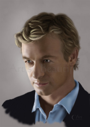 The Mentalist Patrick Jane Quotes A painting of patrick jane