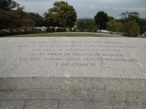And the last one was close to the John Fitzgerald Kennedy's grave.