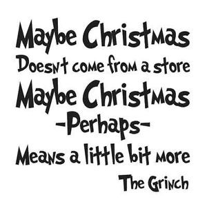 Details about Christmas Holiday STENCIL 12x12 Grinch Quote for ...