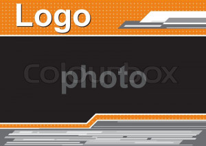 Stock Vector Abstract Credited
