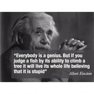 Einstein quote... He smart