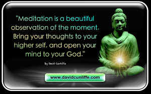 ... Observation Of The Moment Bring Your Thoughts To Your Higher Self
