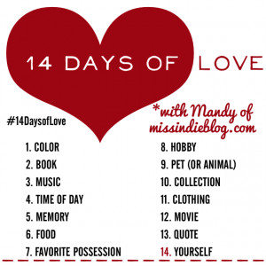 14 Days of Love Instagram Challenge!