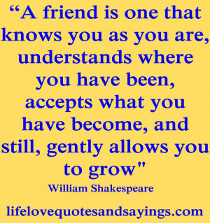 ... Friendship Quotes And Saying: Best Quotes And Sayings About Love And