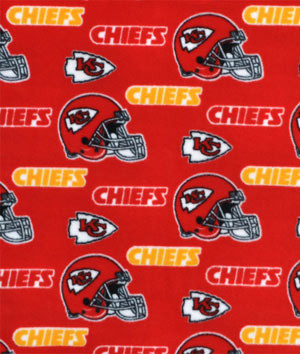 Kansas City Chiefs NFL Fleece Fabric