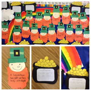 St. Patrick's Day Leprechaun and Pot of Gold