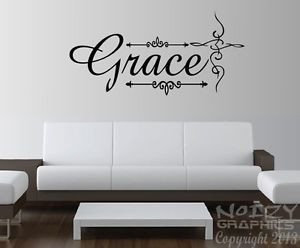 CHRISTIAN-WALL-ART-VINYL-STICKER-DECAL-HOME-DECOR-QUOTE-GRACE-WROUGHT ...