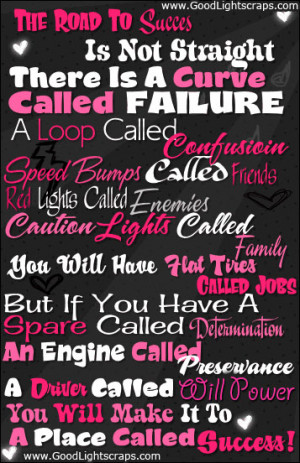 The road to success is not straight…