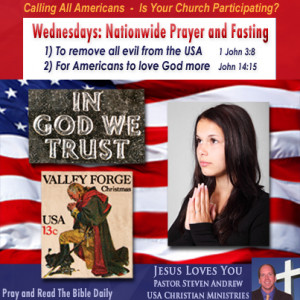Wednesdays: Nationwide Prayer and Fasting