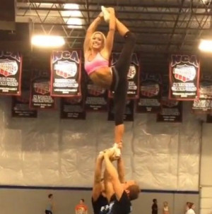 flexibility , cheerleading