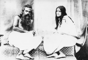 Ma Anandamayi with Bholanath