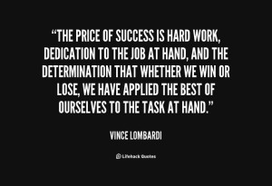 Related Pictures Vince Lombardi Quotes Determination