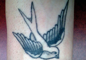 Memorial Tattoos On Wrist Wrist sparrow tattoo