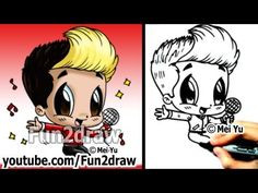 One Direction - Zayn Malik - 1D Chibi Cartoon Drawing Tutorial