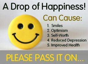 Drop of Happiness ~ Quote worth spreading