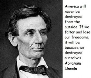 America... Abraham Lincoln